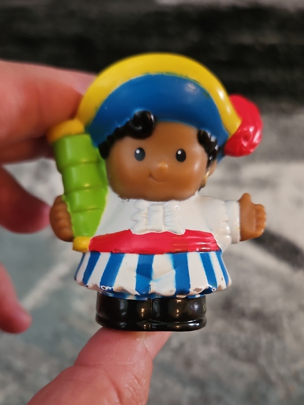 Fisher-Price Little People pirate captain figure